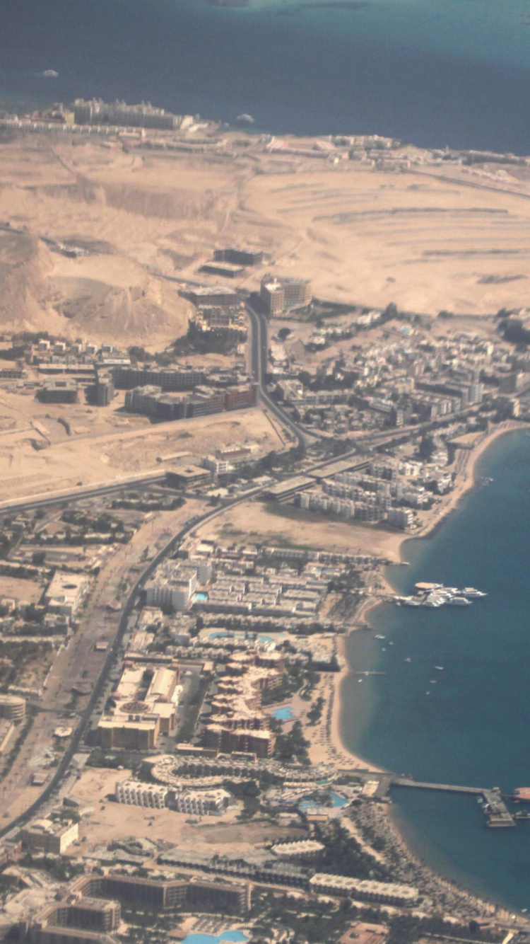 Обои Хургада, гидроресурсы, небо, Прокуратура, эстуарий в разрешении 750x1334