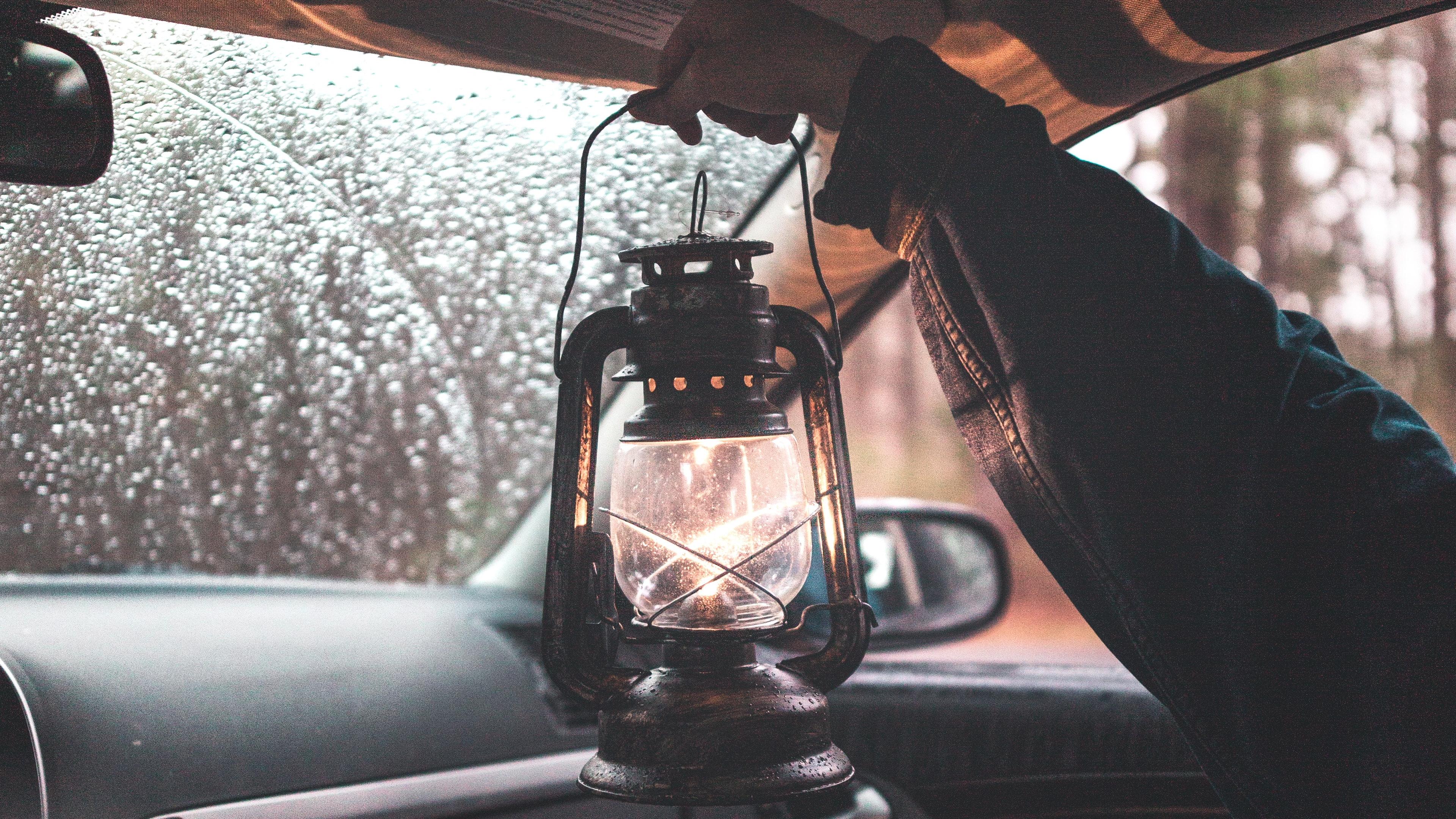 Обои автомобильные запчасти, авто, ветровое стекло, зеркало, окно в разрешении 3840x2160