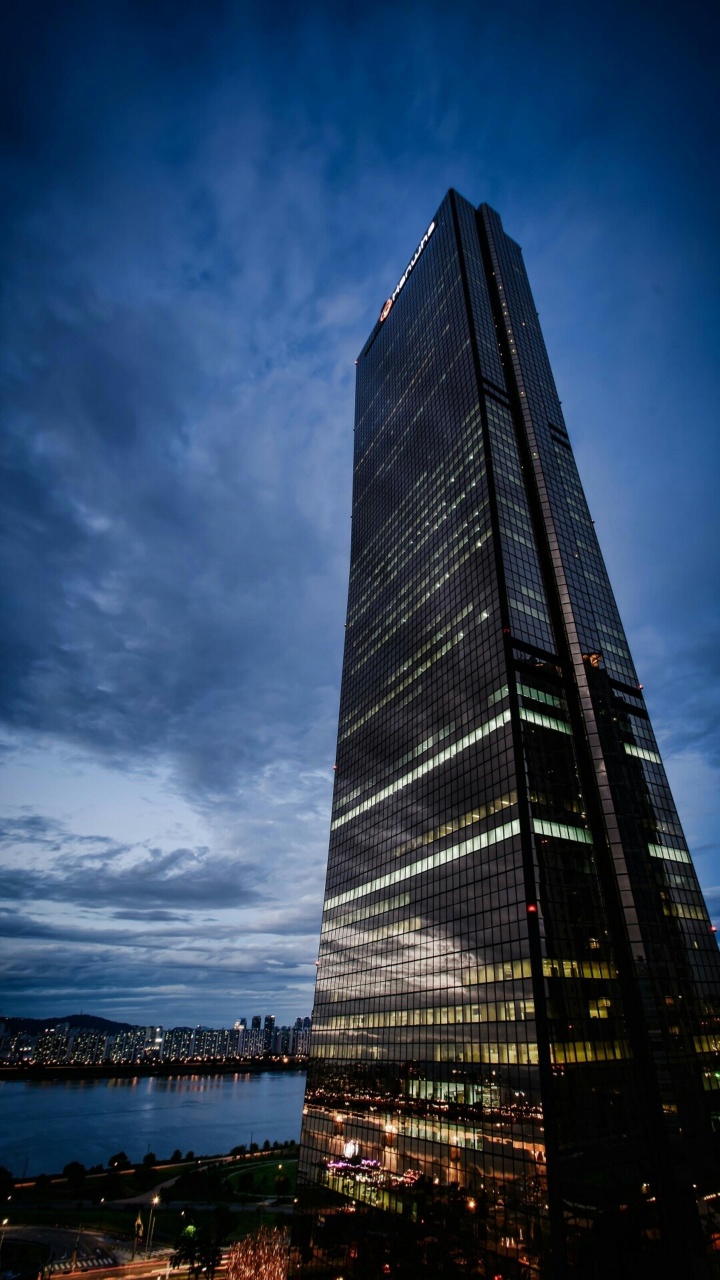 Обои небоскреб, Башня CN, архитектура, мировая башня лотте, здание в разрешении 720x1280