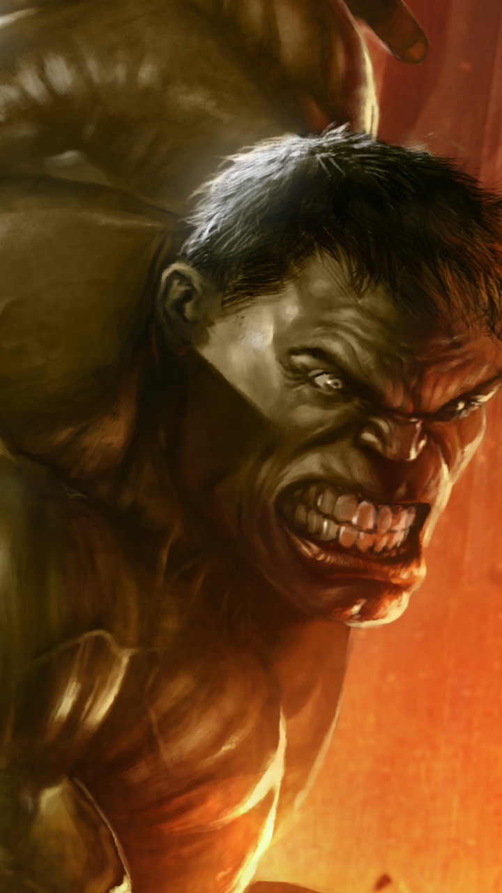 Обои Халк, комиксы Марвел, арт, комикс, комиксы в разрешении 720x1280