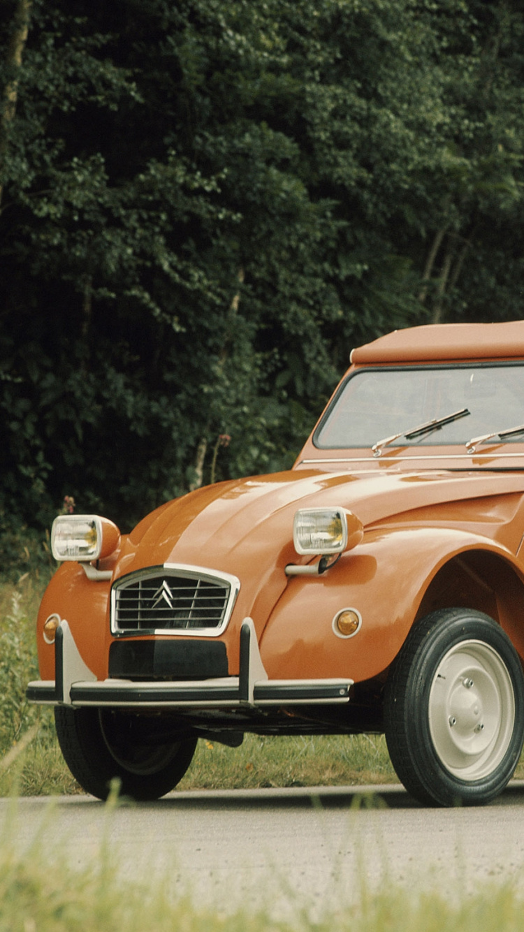 Обои цитрон, авто, классический автомобиль, Классика, старинная машина в разрешении 750x1334