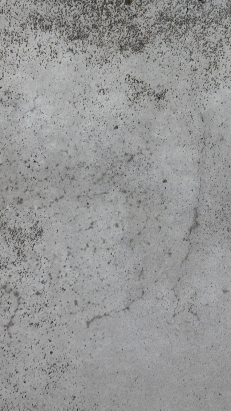 Обои стена, бетон, дорожное покрытие, цемент, черный и белый в разрешении 750x1334