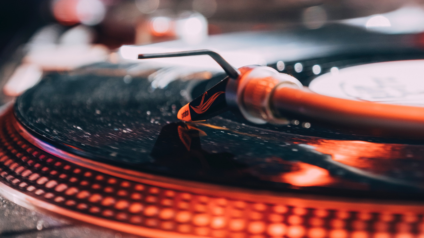 Обои граммофонная пластинка, музыка, блюдо, блюда, рецепт в разрешении 1366x768