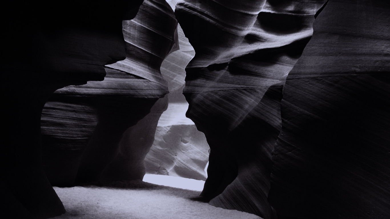 Обои каньон антилопы, страница, озеро Пауэлл, долина монументов, каньон в разрешении 1366x768