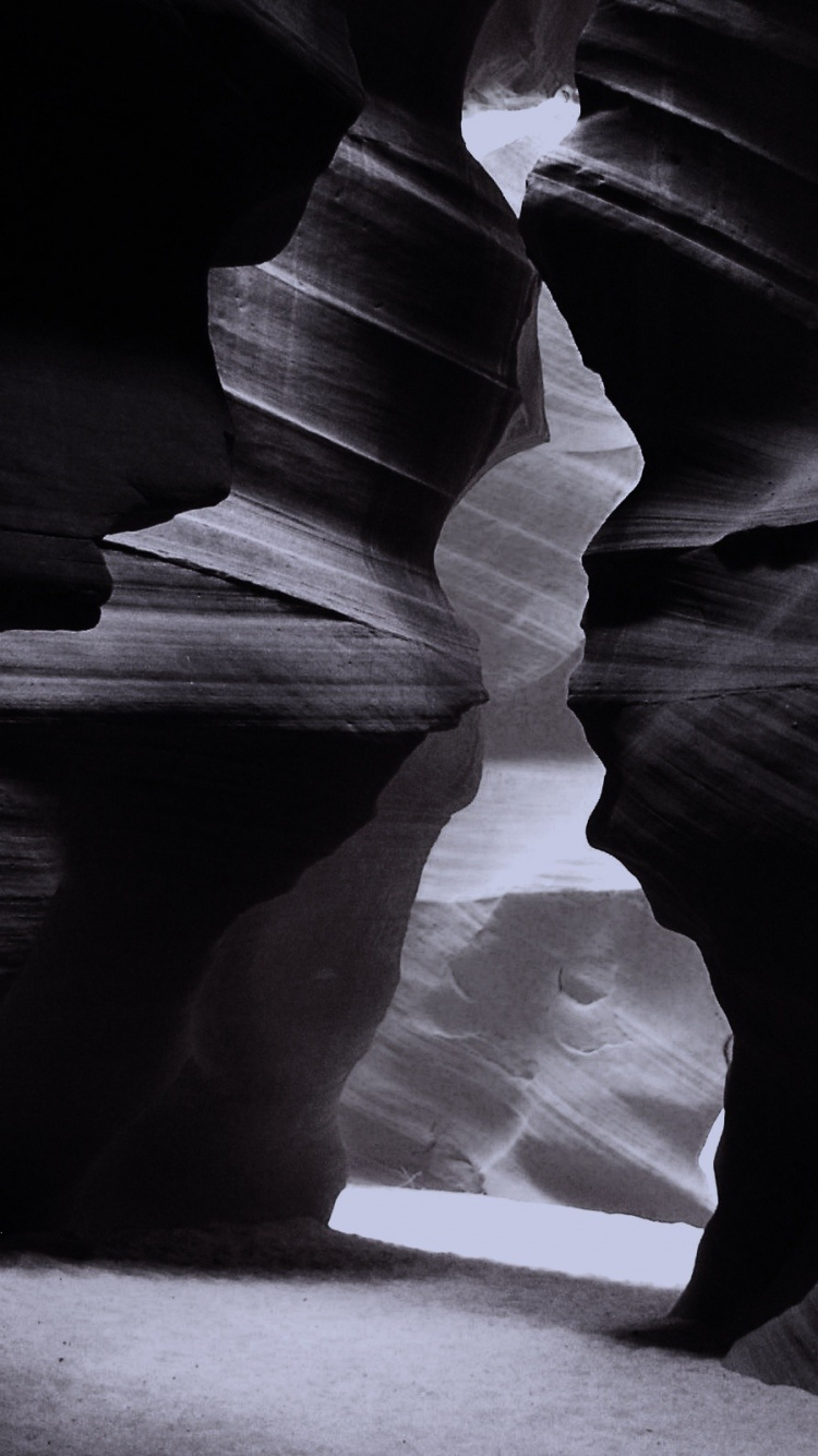 Обои каньон антилопы, страница, озеро Пауэлл, долина монументов, каньон в разрешении 750x1334