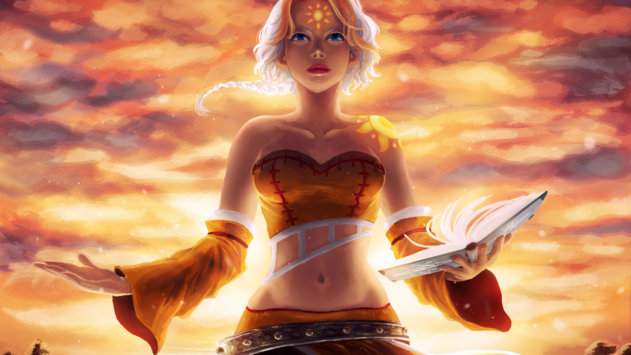 Обои женщина, мифология, девушка, фэнтези девушка, аниме в разрешении 1280x720