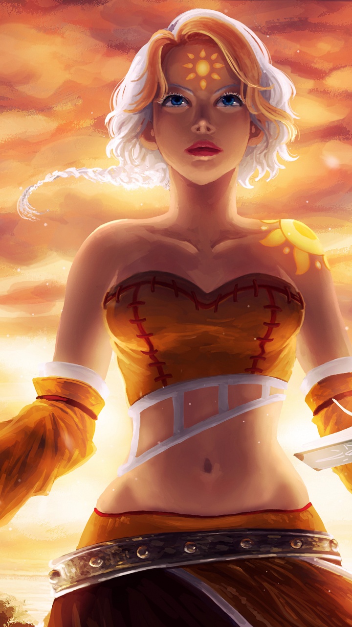 Обои женщина, мифология, девушка, фэнтези девушка, аниме в разрешении 720x1280