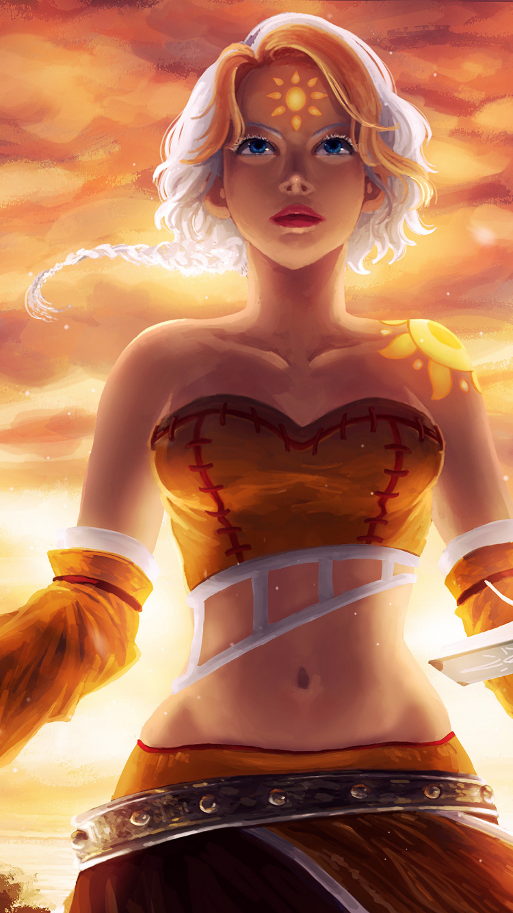 Обои женщина, мифология, девушка, фэнтези девушка, аниме в разрешении 750x1334