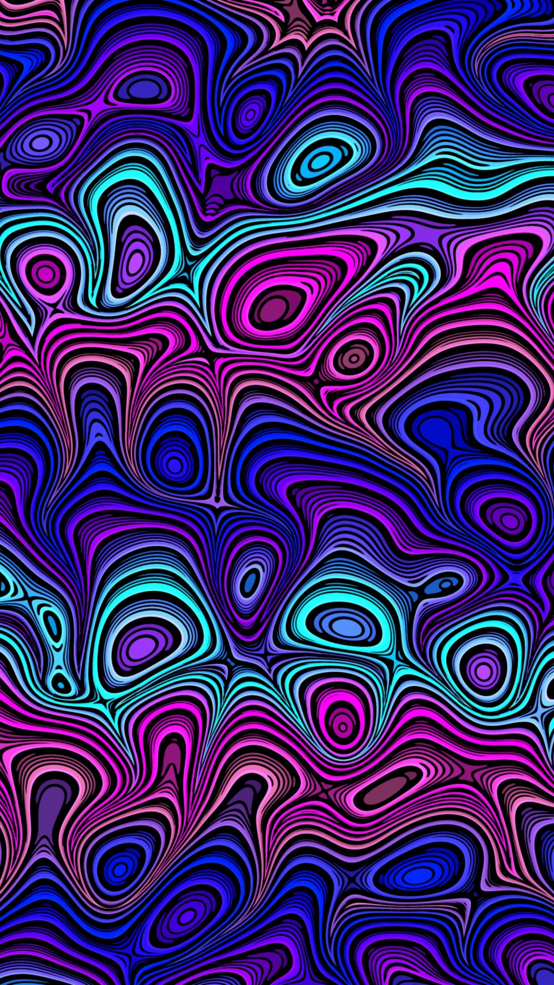 Обои узор, пурпур, Фиолетовый, психоделическое искусство, дизайн в разрешении 1080x1920