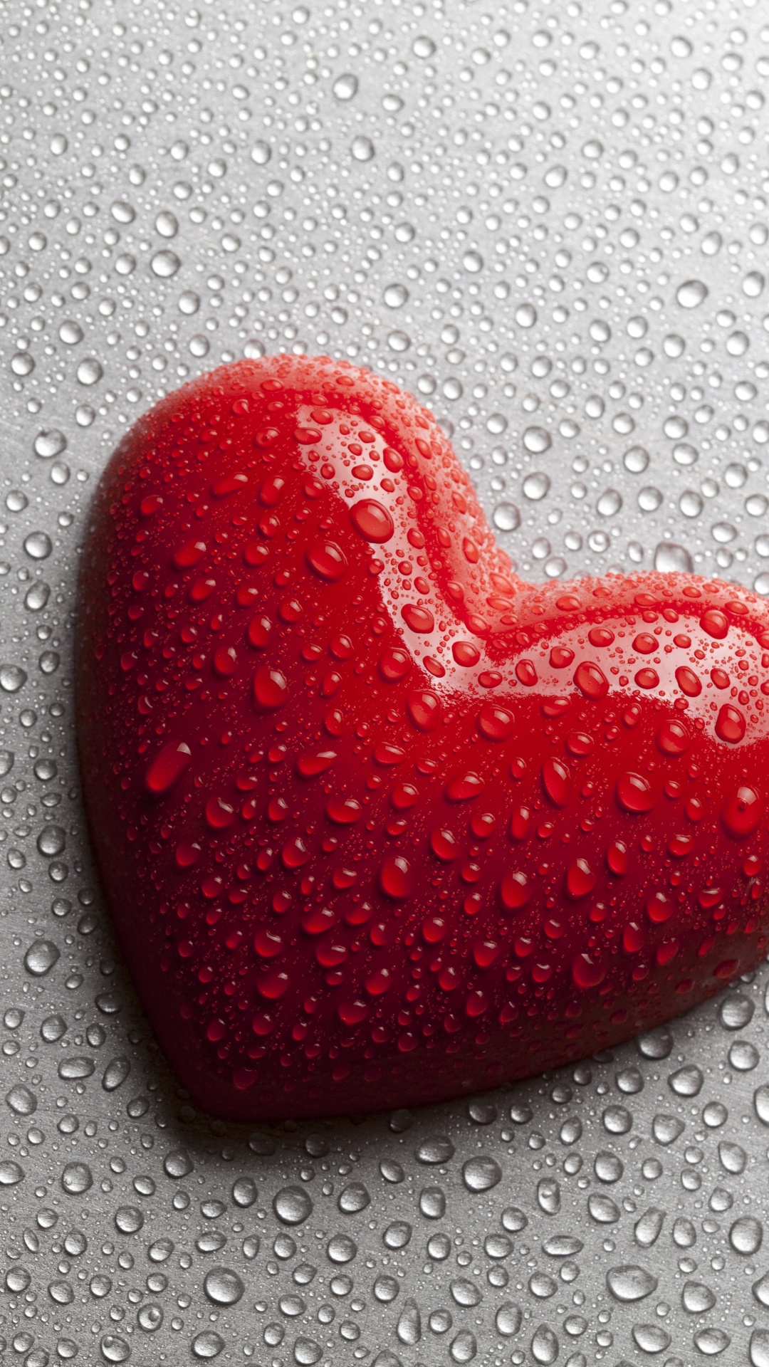 Обои сердце, красный цвет, любовь, День Святого Валентина, роман в разрешении 1080x1920