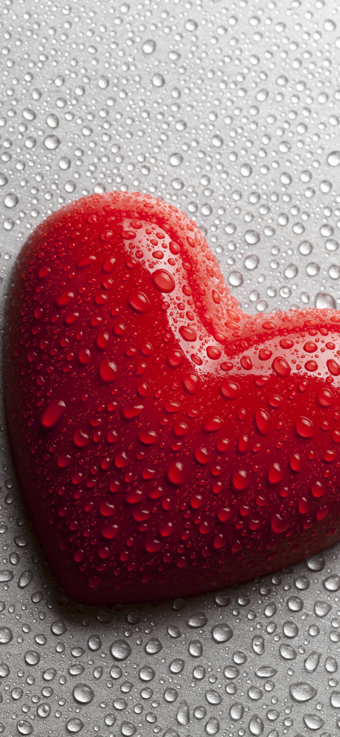 Обои сердце, красный цвет, любовь, День Святого Валентина, роман в разрешении 1125x2436