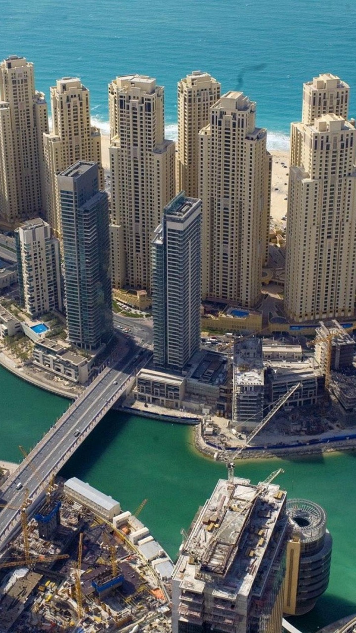 Обои небоскреб, город, ориентир, городской пейзаж, метрополия в разрешении 720x1280