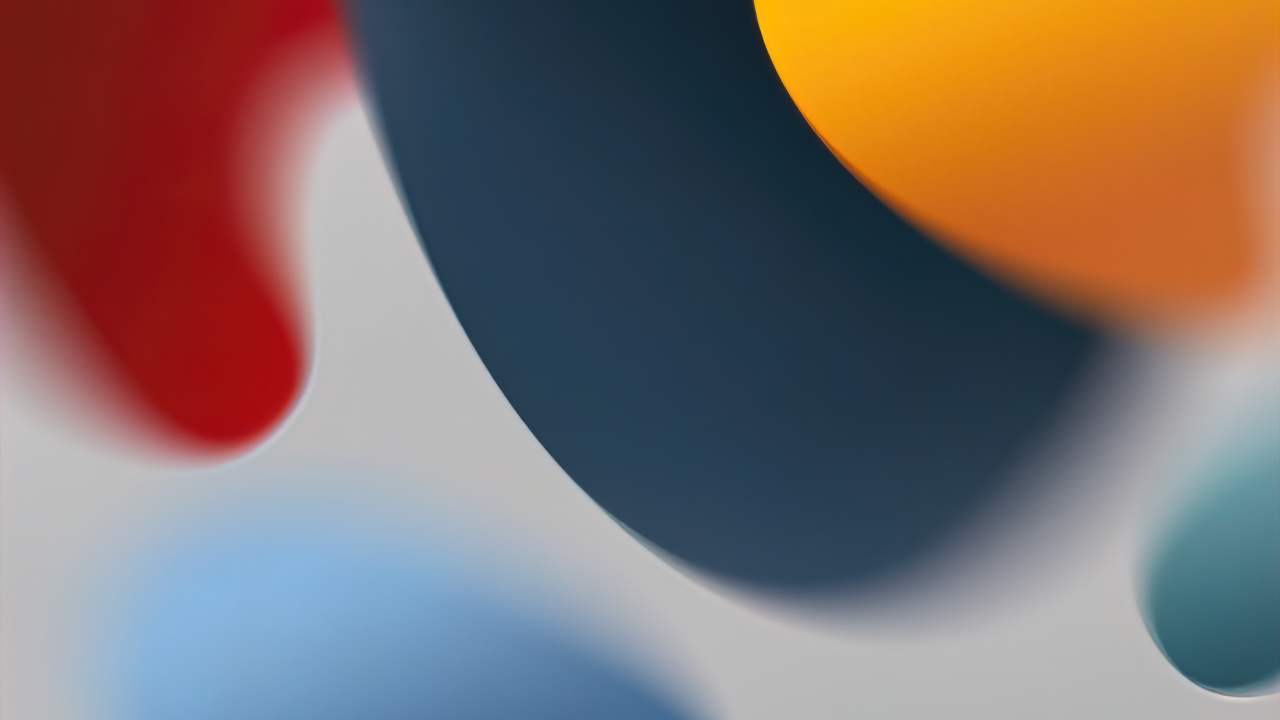 Обои iOS 15, яблоко, ios, Операционная система, красочность в разрешении 1280x720