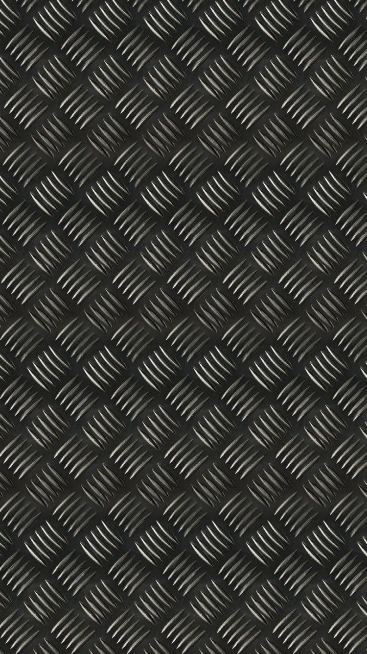 Обои металл, текстура, черный, узор, монохромный в разрешении 750x1334