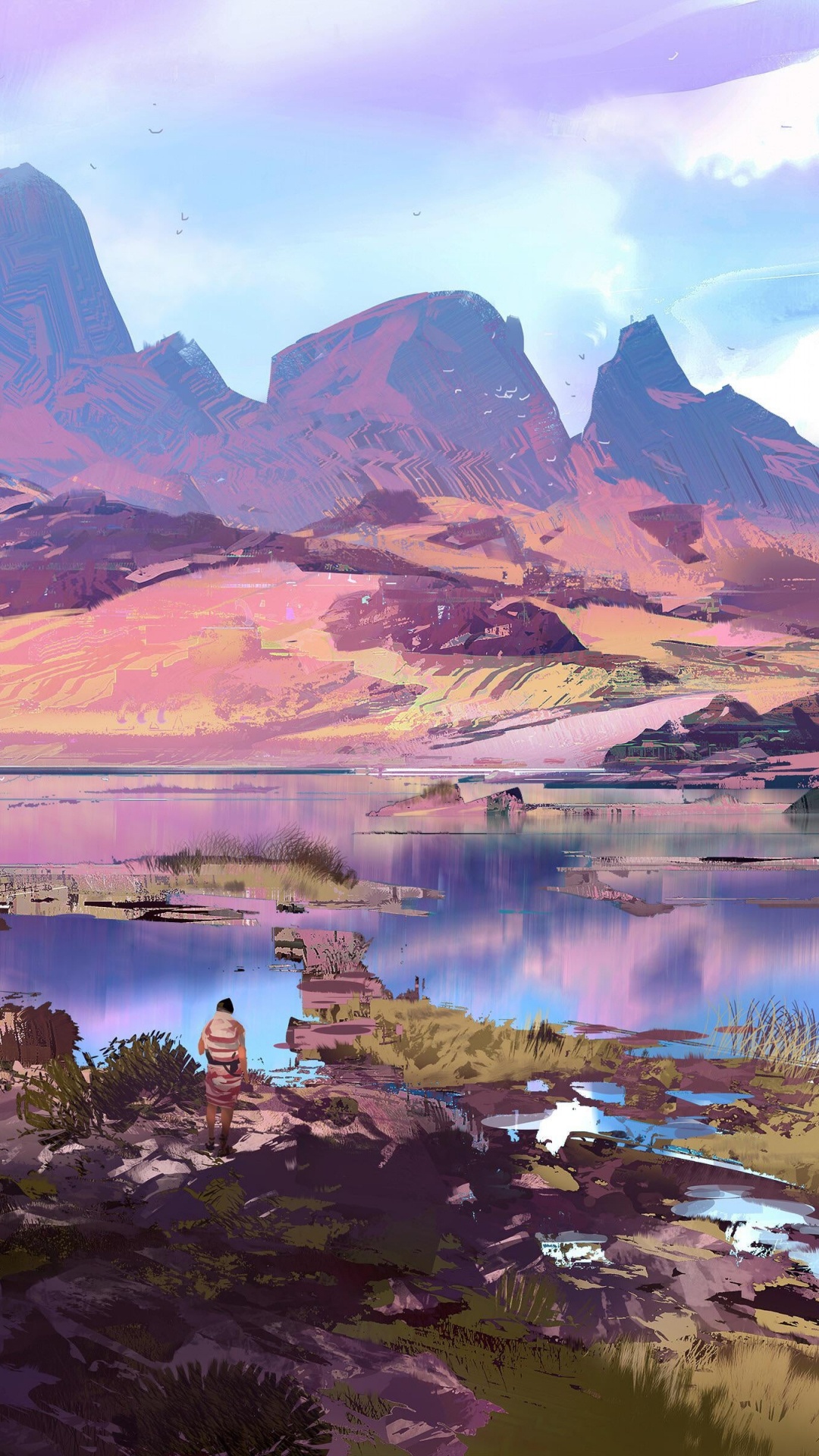 Обои арт, концепт арт, артист, цифровое искусство, живопись в разрешении 1080x1920