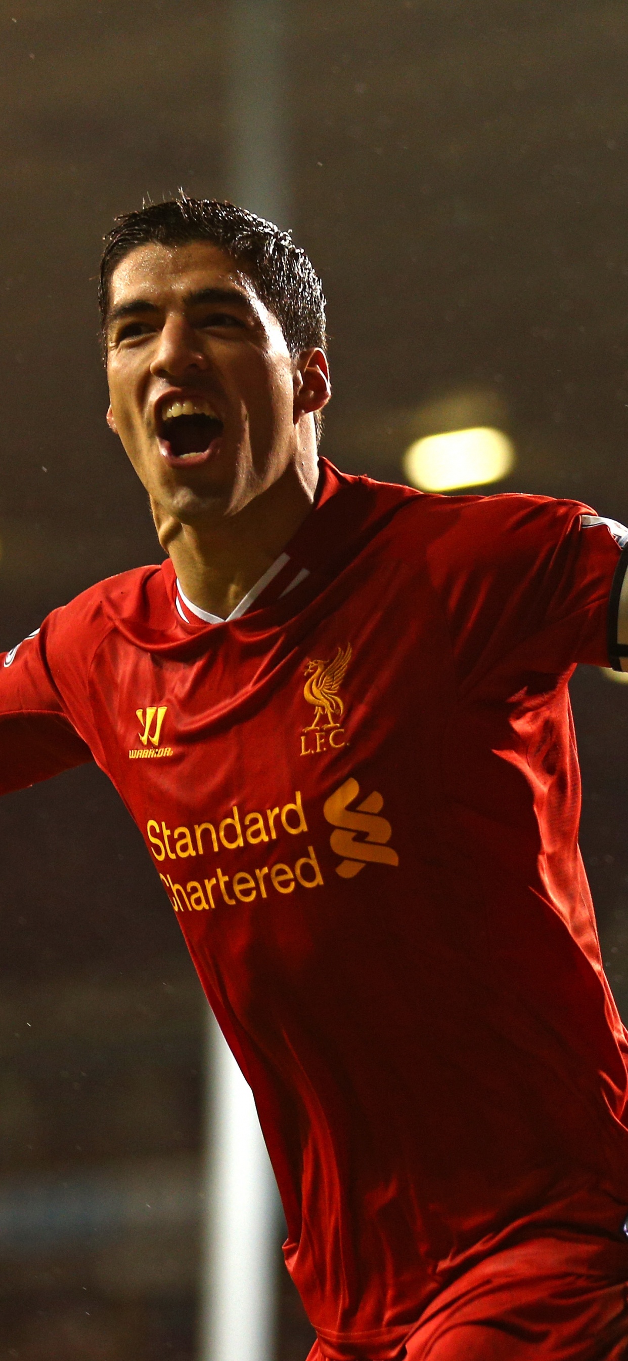 Обои Луис Surez, Ливерпуль ФК, Премьер Лига, ФК Барселона, цель в разрешении 1242x2688