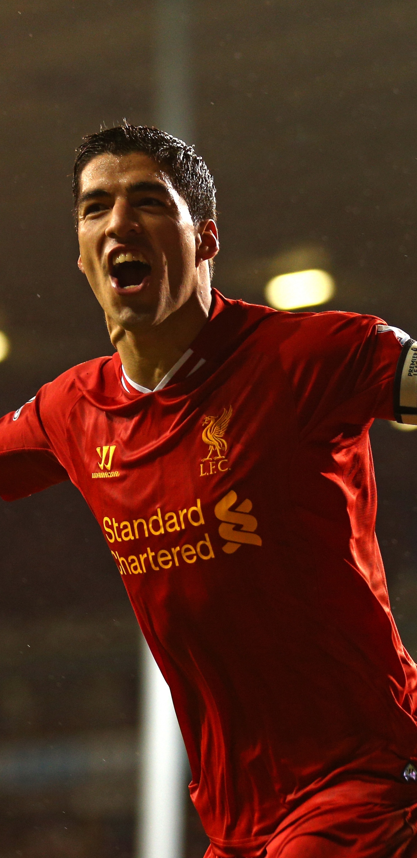 Обои Луис Surez, Ливерпуль ФК, Премьер Лига, ФК Барселона, цель в разрешении 1440x2960