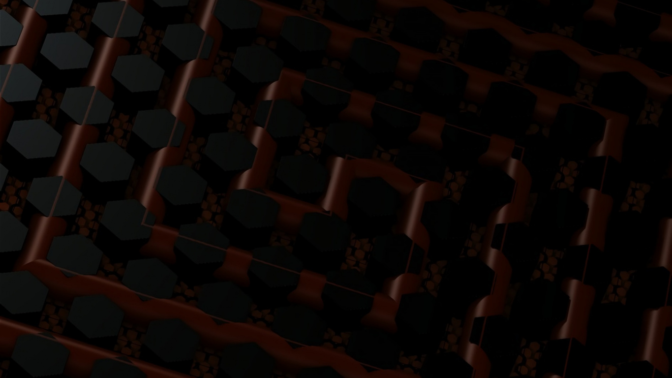 Обои свет, черный, коричневый цвет, узор, дизайн в разрешении 1366x768