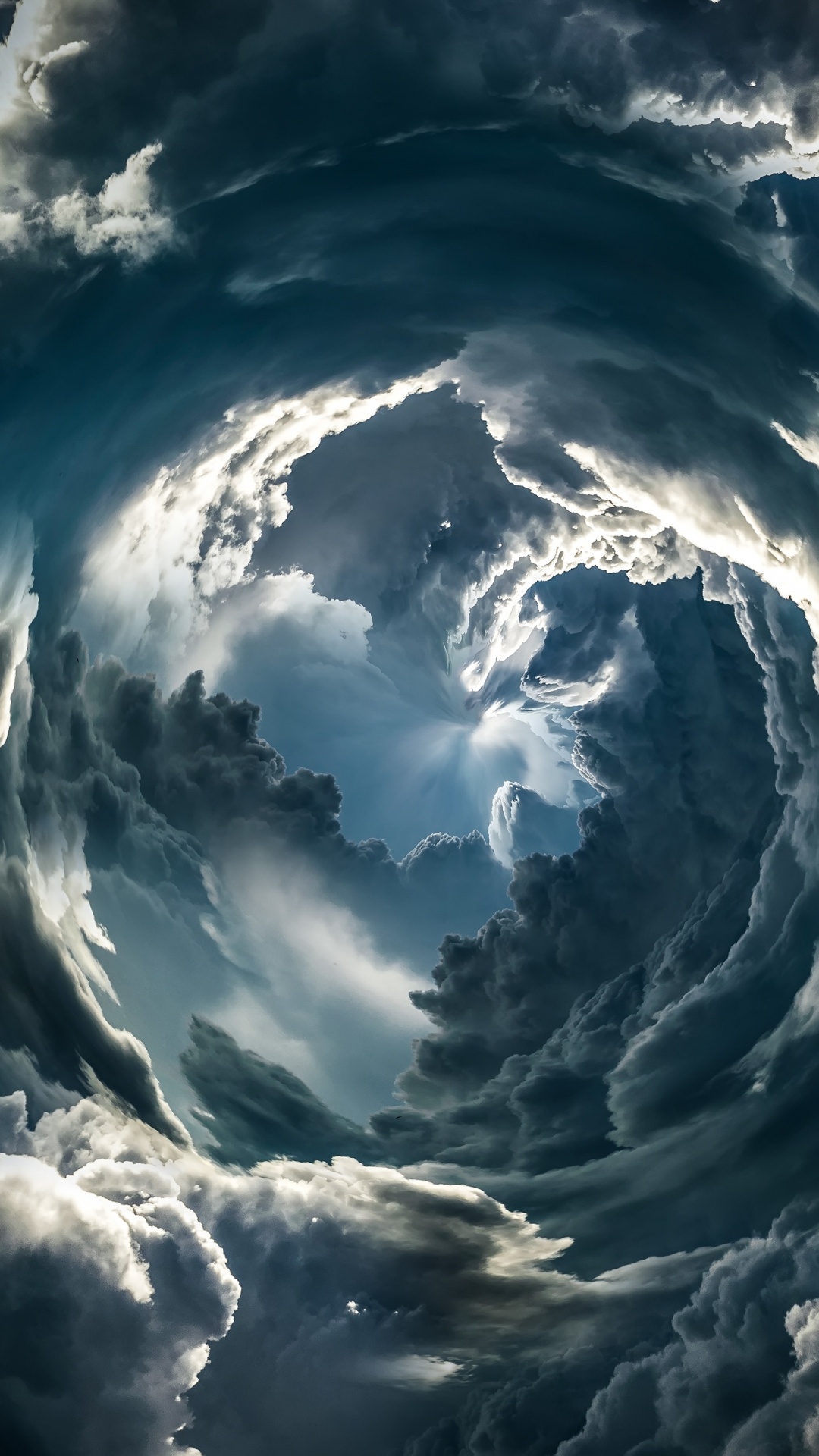 Обои облако, атмосфера, дневное время, мир, астрономический объект в разрешении 1080x1920