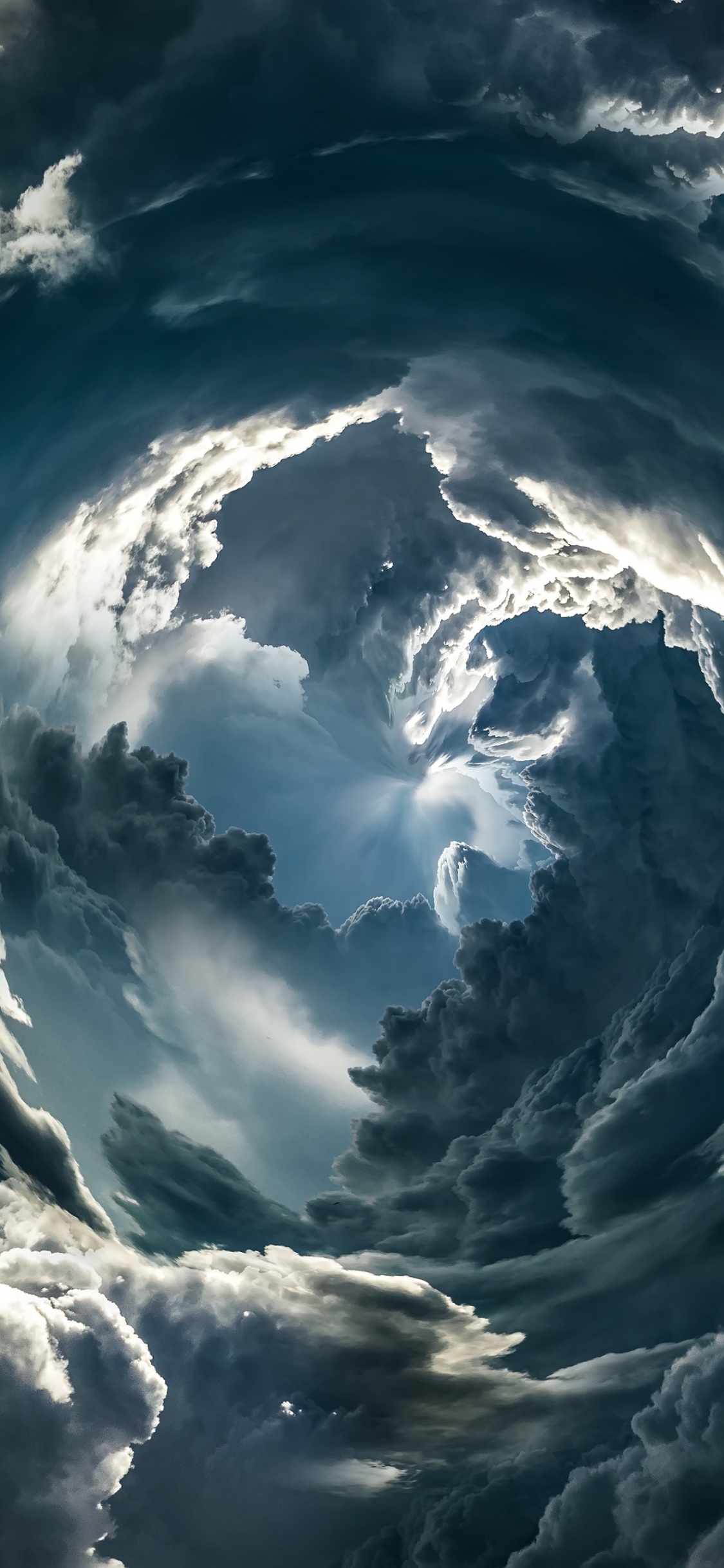 Обои облако, атмосфера, дневное время, мир, астрономический объект в разрешении 1125x2436