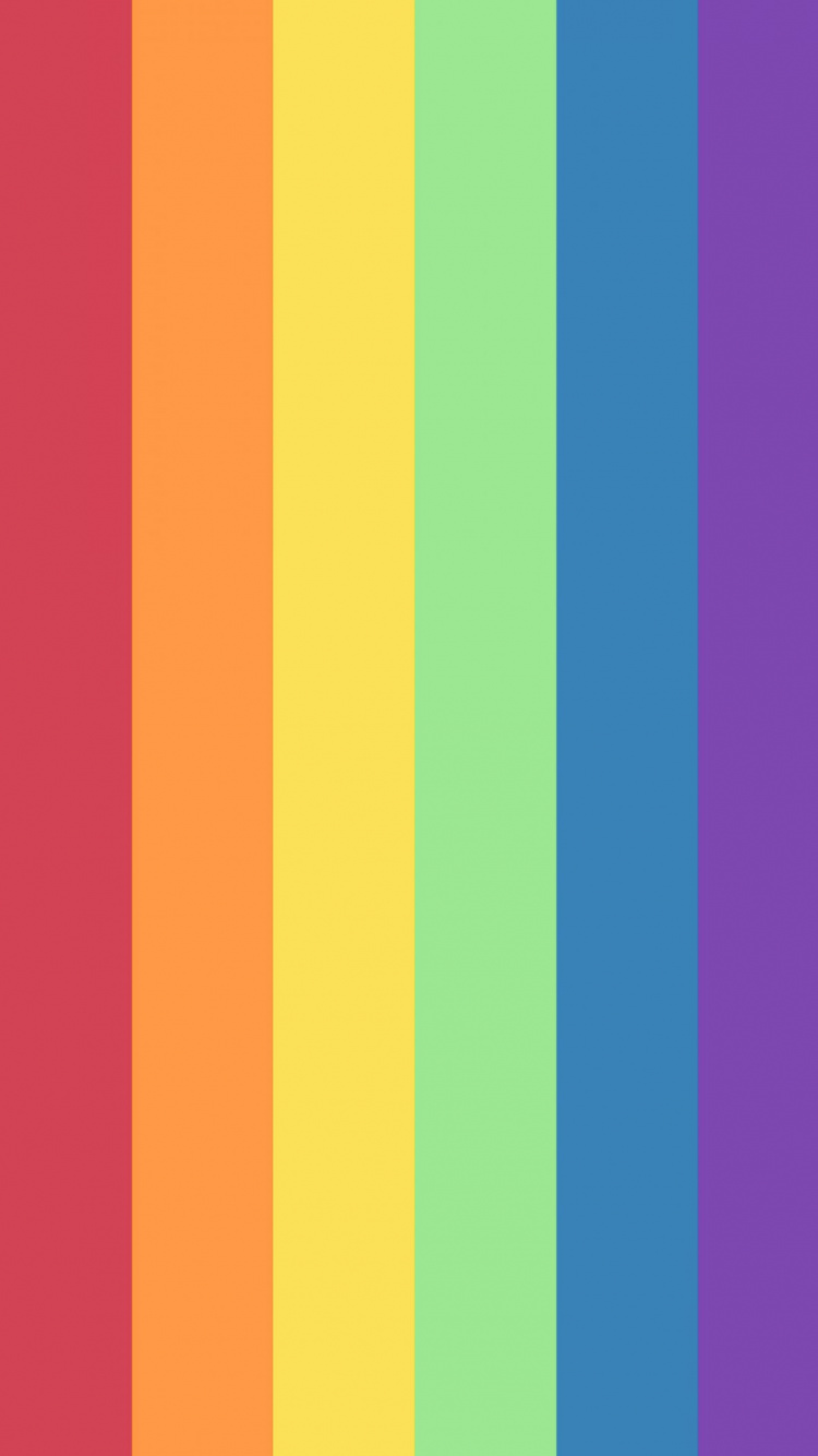 Обои гей-прайд, ios, яблоко, природа, синий в разрешении 750x1334