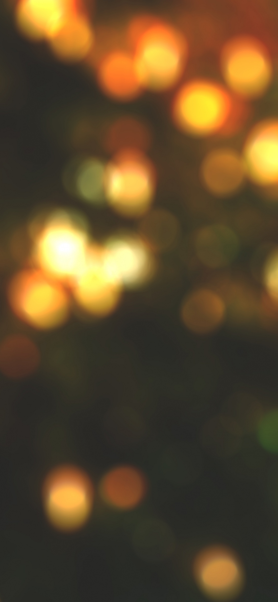 Обои боке, Рождественский день, Рождественские огни, свет, освещение в разрешении 1125x2436