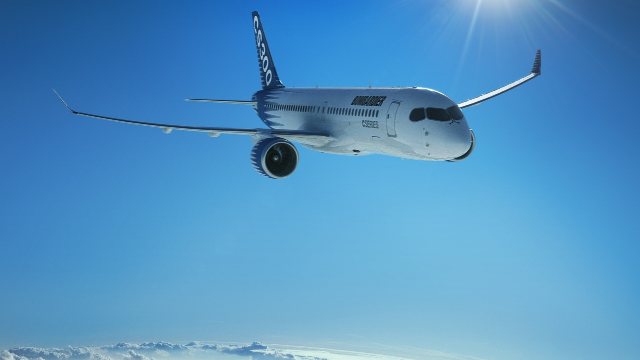 Обои авиация, воздушное путешествие, авиакомпания, Аэробус, авиалайнер в разрешении 1280x720