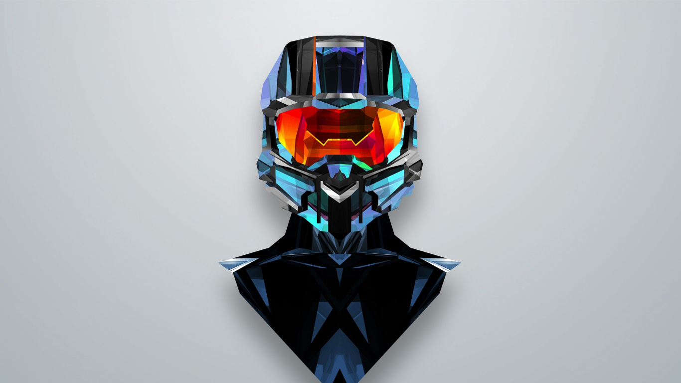 Обои автомобильный экстерьер, автомобильные запчасти, шлем, Джастин Маллер гало, иллюстрация в разрешении 1366x768