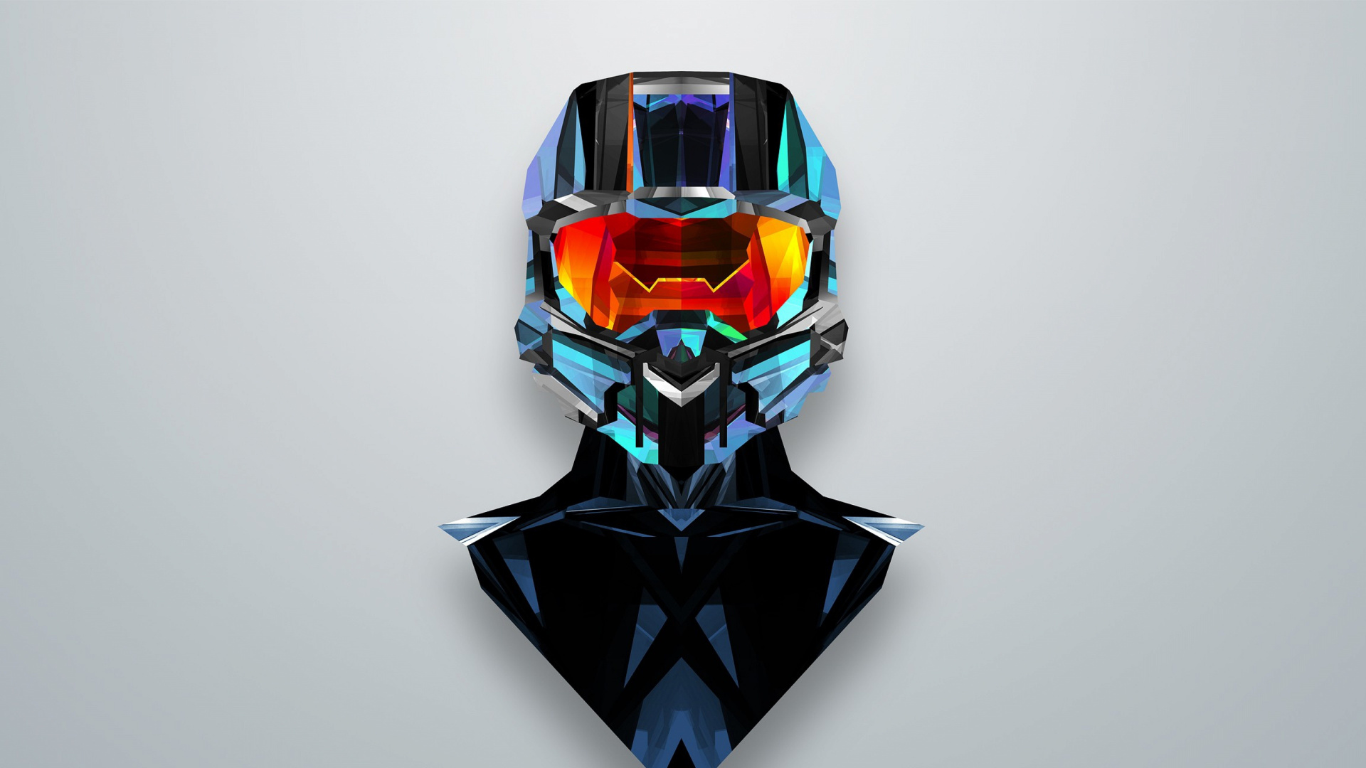 Обои автомобильный экстерьер, автомобильные запчасти, шлем, Джастин Маллер гало, иллюстрация в разрешении 1920x1080