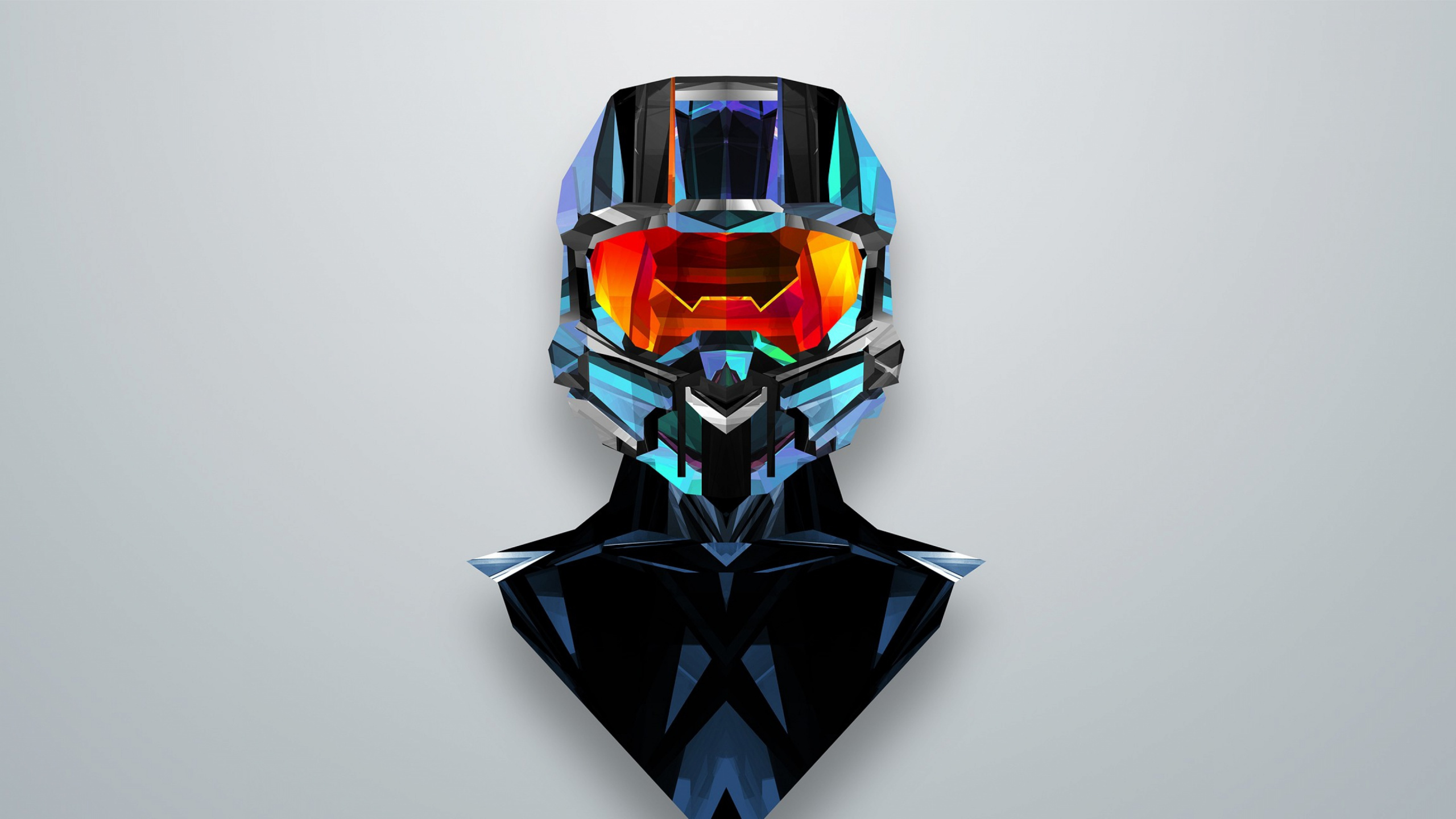 Обои автомобильный экстерьер, автомобильные запчасти, шлем, Джастин Маллер гало, иллюстрация в разрешении 2560x1440