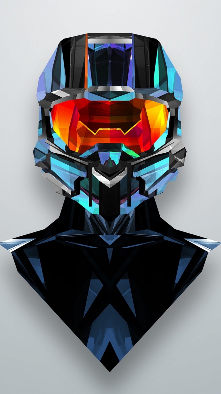 Обои автомобильный экстерьер, автомобильные запчасти, шлем, Джастин Маллер гало, иллюстрация в разрешении 720x1280