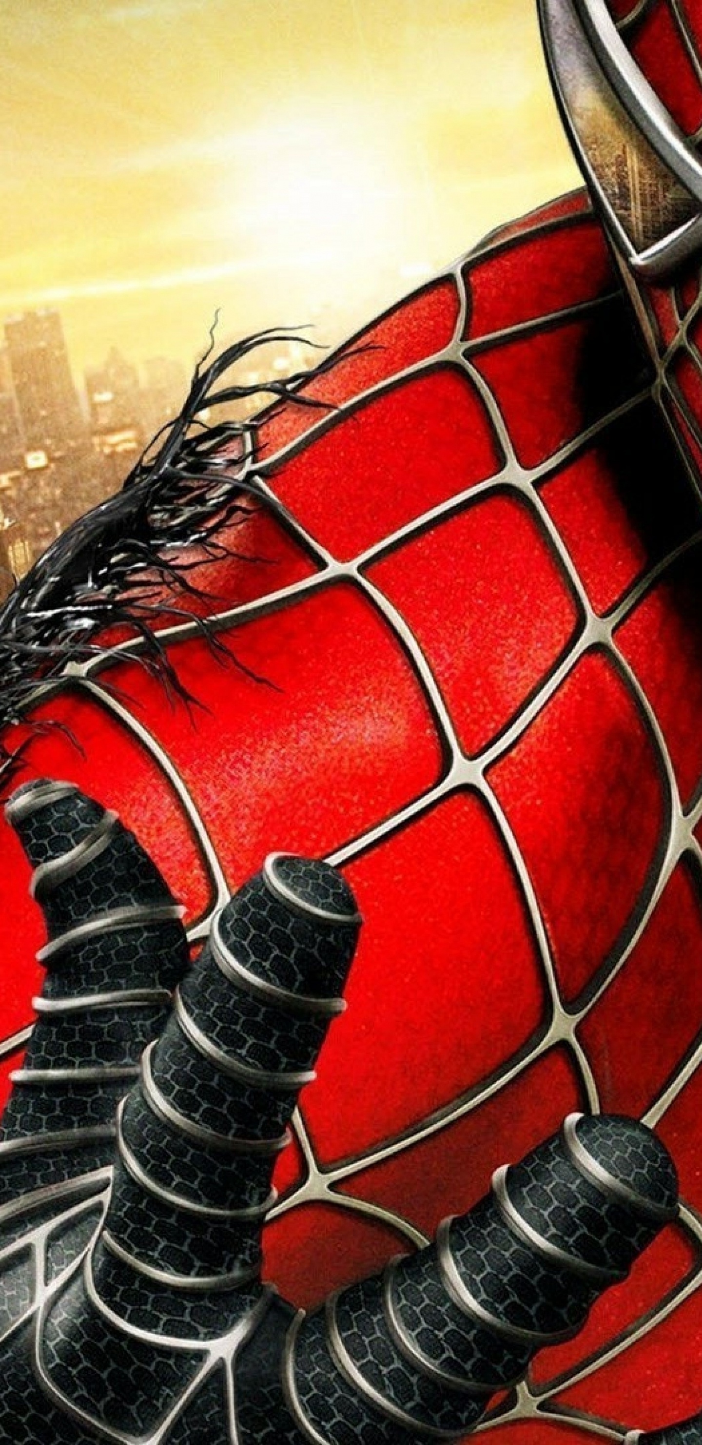 Обои супергерой, иллюстрация, человек-паук, фикция, вымышленный персонаж в разрешении 1440x2960