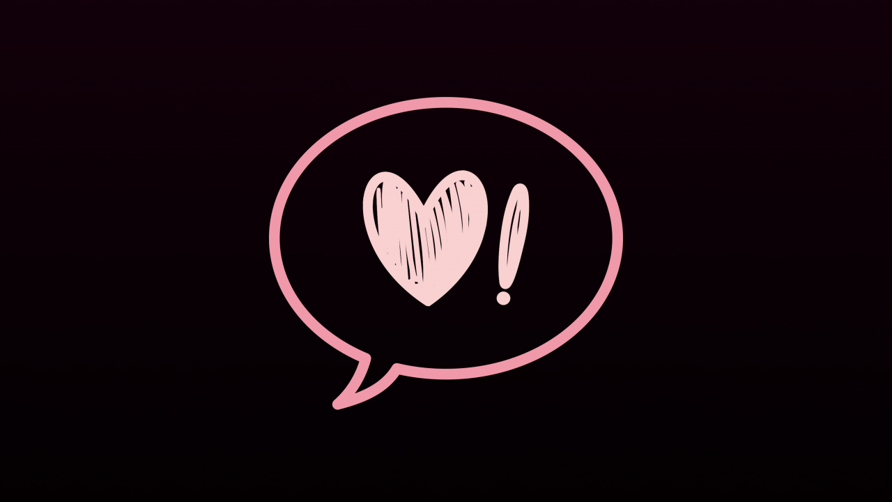 Обои эмблема, графический дизайн, символ, сердце, пурпурный цвет в разрешении 1280x720