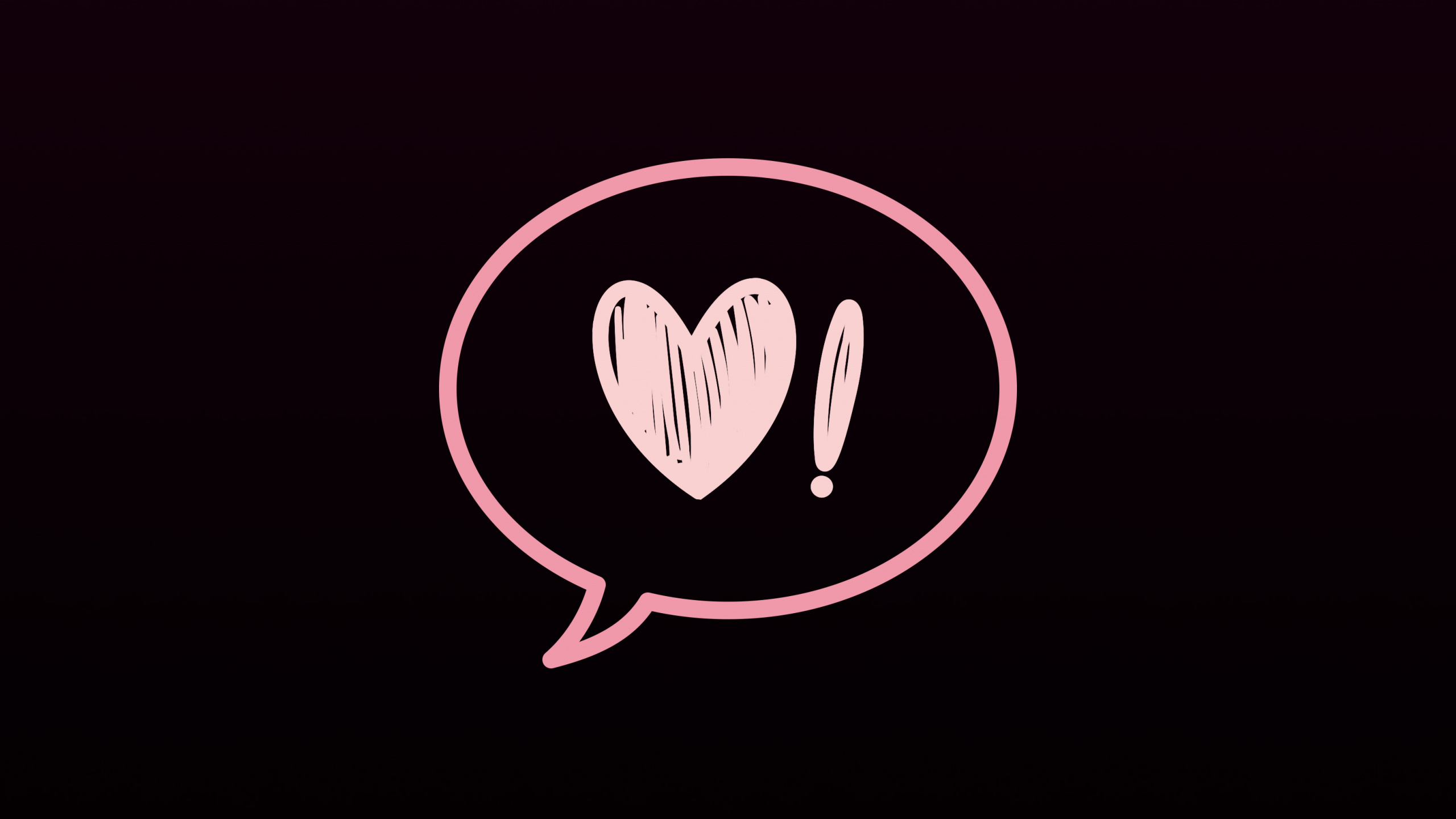 Обои эмблема, графический дизайн, символ, сердце, пурпурный цвет в разрешении 2560x1440