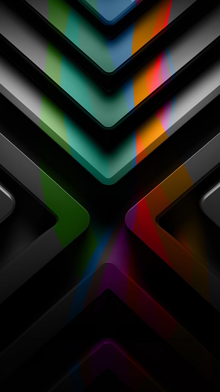 Обои арт, графический дизайн, красочность, пурпур, материальное свойство в разрешении 750x1334