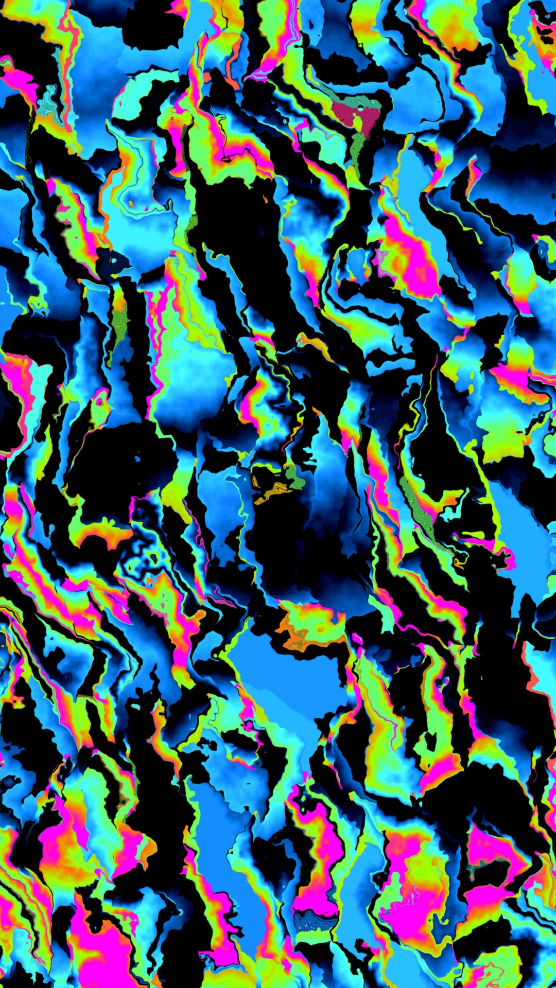 Обои дерево, графический дизайн, риф, психоделия, арт в разрешении 1080x1920