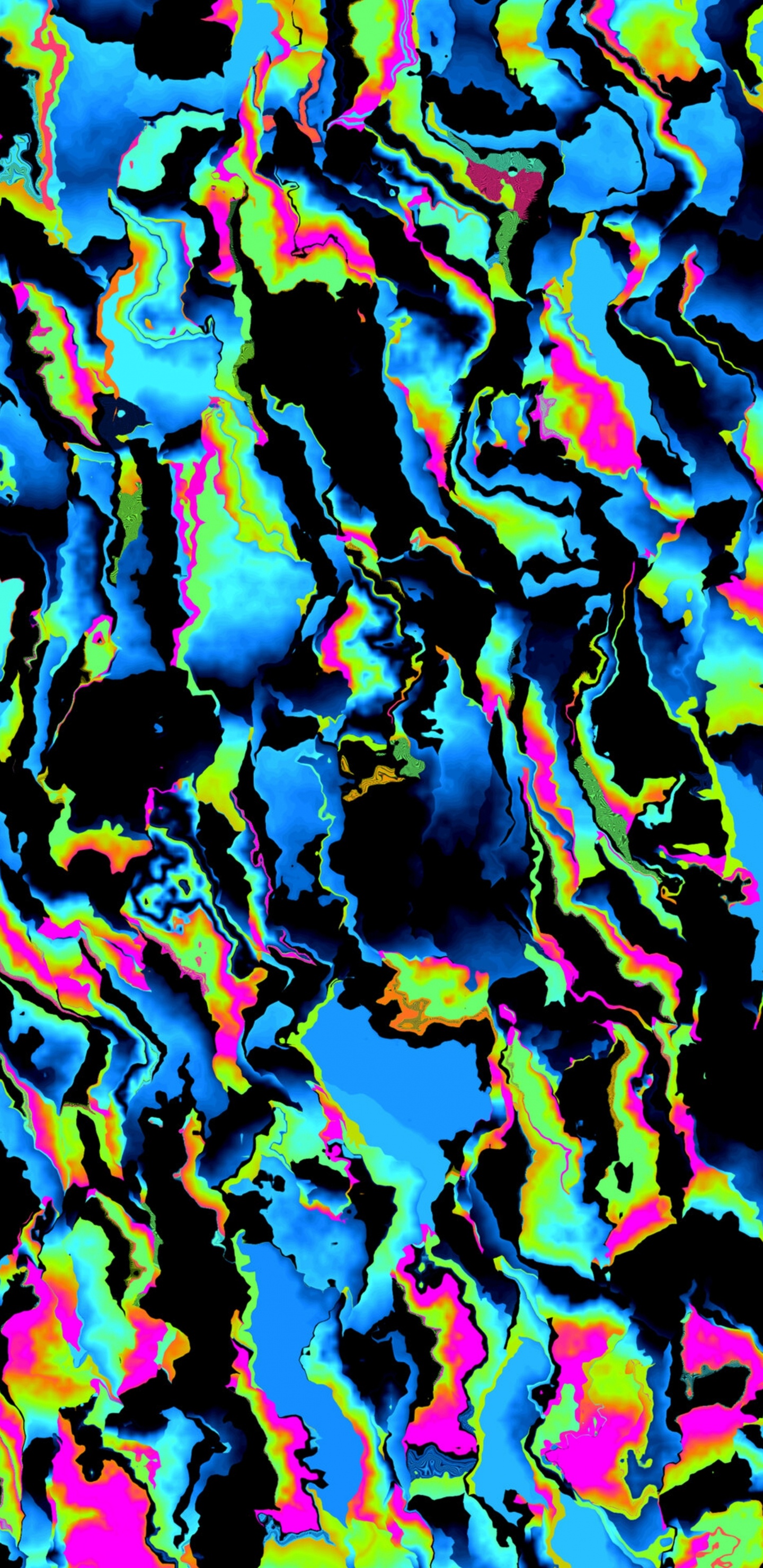 Обои дерево, графический дизайн, риф, психоделия, арт в разрешении 1440x2960