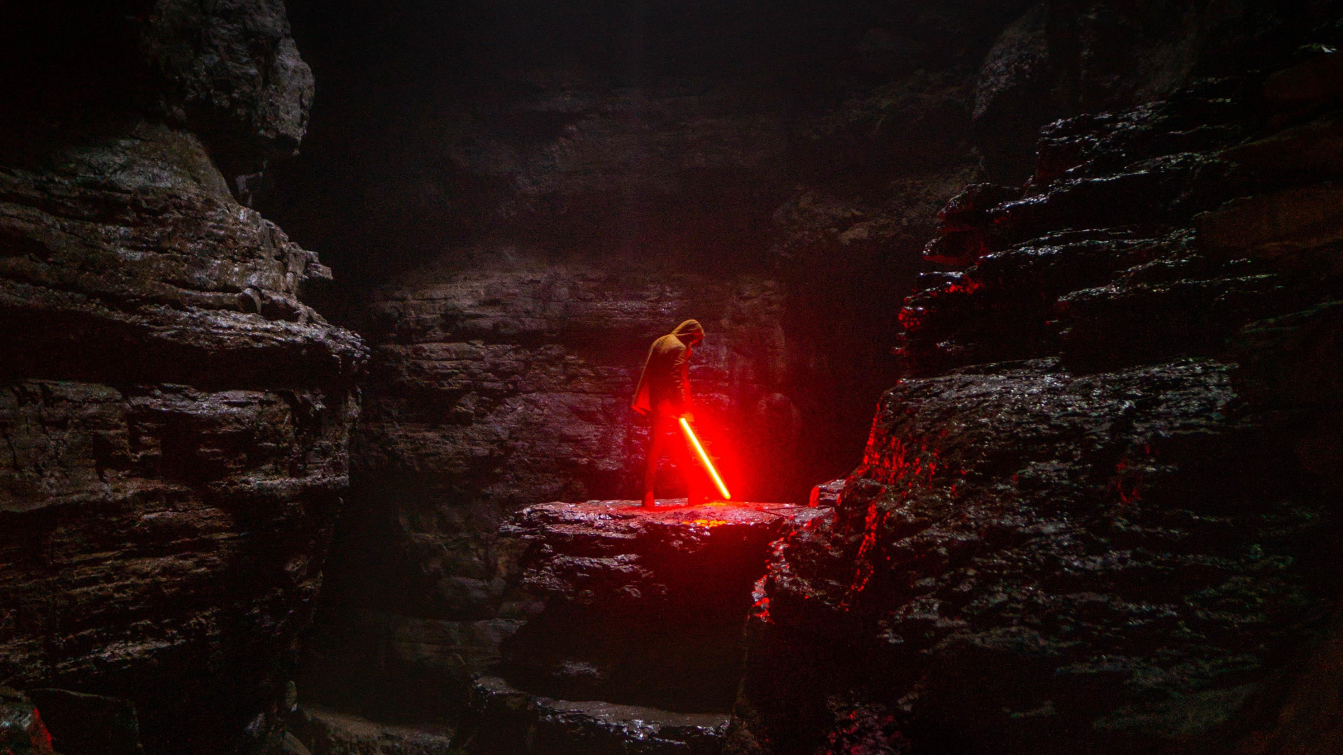 Обои Дарт Вейдер, световой меч, звездные войны, ситхи, джедай в разрешении 1920x1080