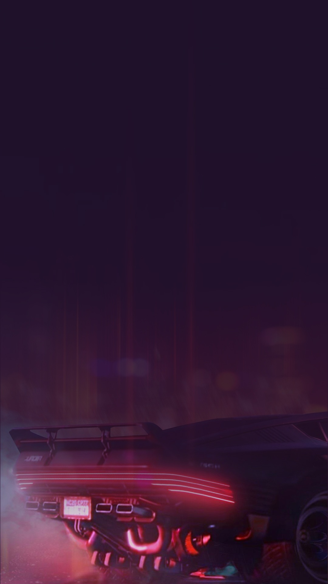 Обои Киберпанк, Киберпанк 2077, Киберпанк 2020, Ретровейв, легковые автомобили в разрешении 1080x1920