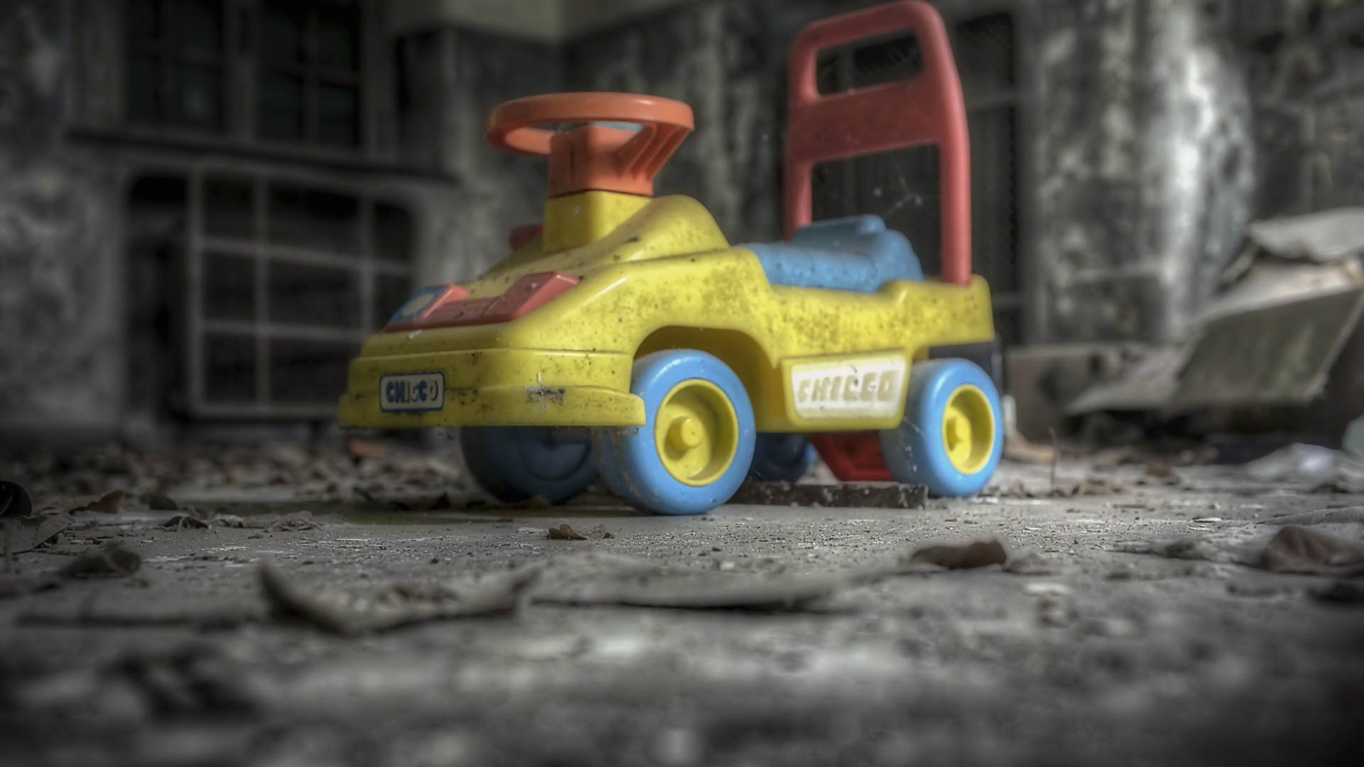 Обои желтый, машина, вид транспорта, играть автомобиль, моторный транспорт в разрешении 1920x1080