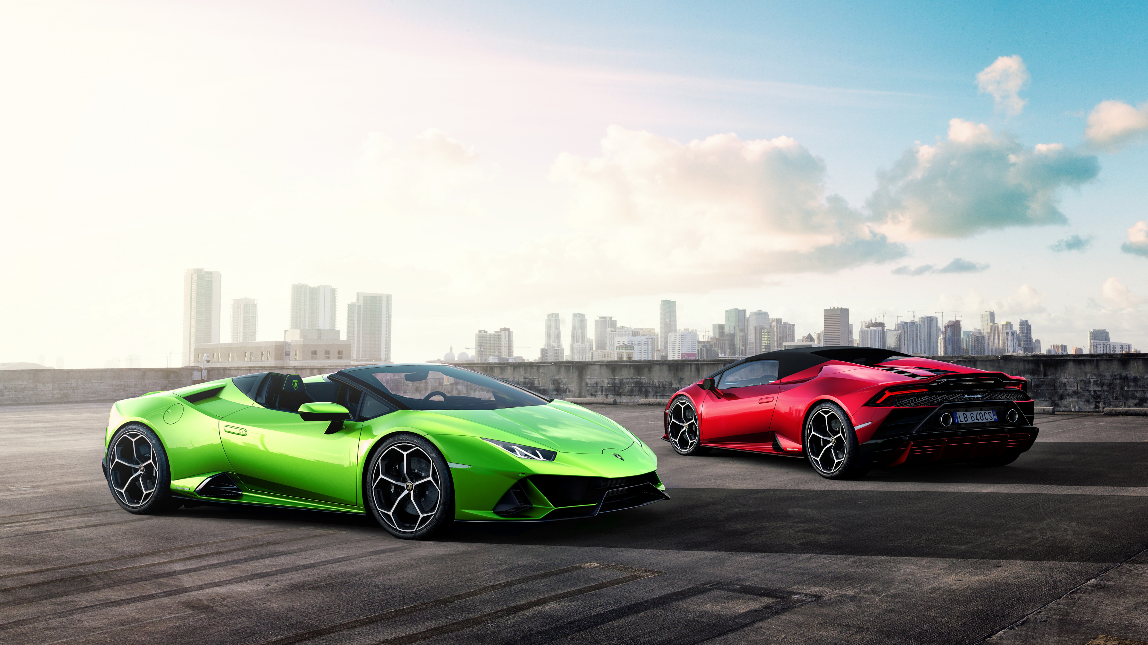 Обои Ламборджини Huracan в 2020 ево, Ламборджини, спорткар, авто, суперкар в разрешении 3840x2160