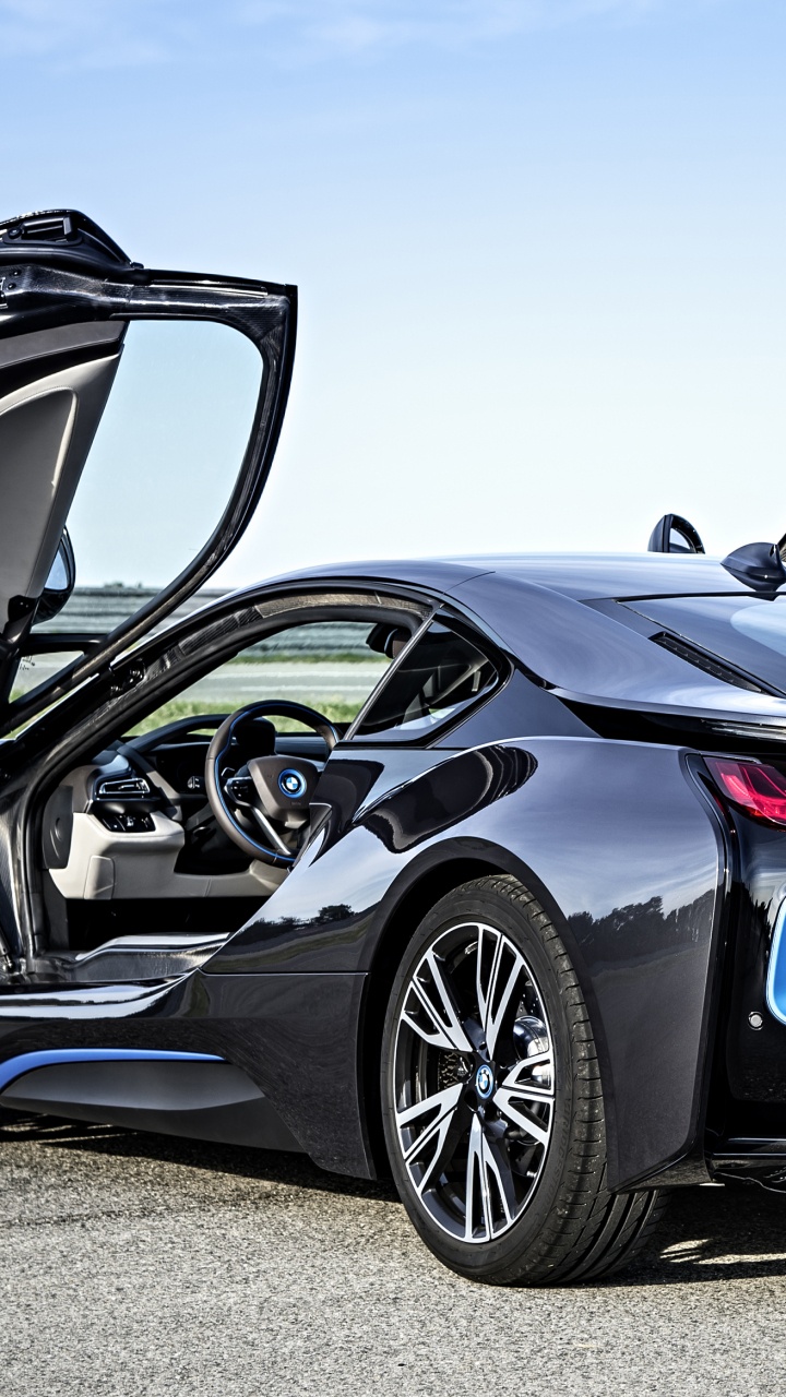 Обои 2015 BMW i8, БМВ и8 2014, bmw, спорткар, авто в разрешении 720x1280