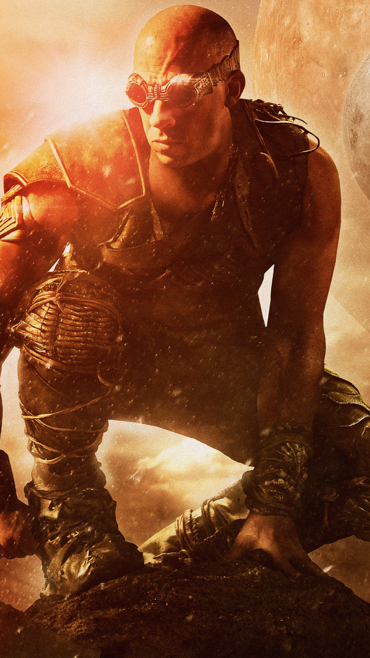 Обои Научная фантастика, боевик, 2013, мифология, Риддик 2013 в разрешении 750x1334