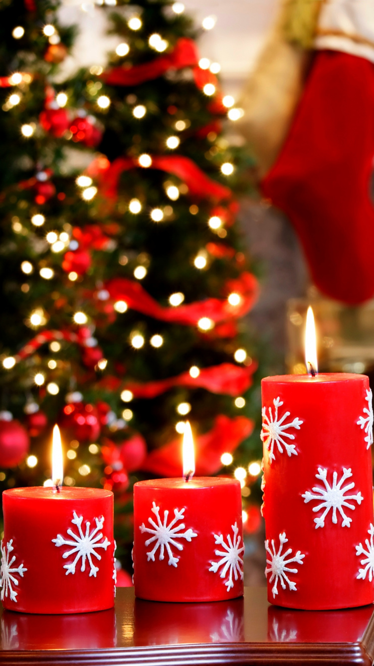 Обои Новый год, праздник, день нового года, Рождественские украшения, Рождество в разрешении 750x1334