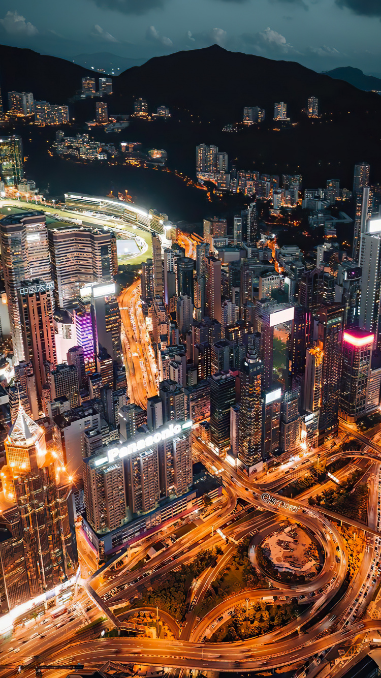 Обои городской пейзаж, кондоминиум, город, городской район, метрополия в разрешении 750x1334