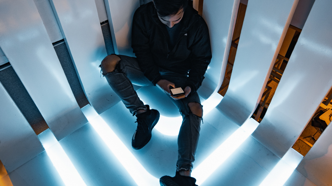 Обои свет, синий, дневное освещение, линия, небо в разрешении 1366x768