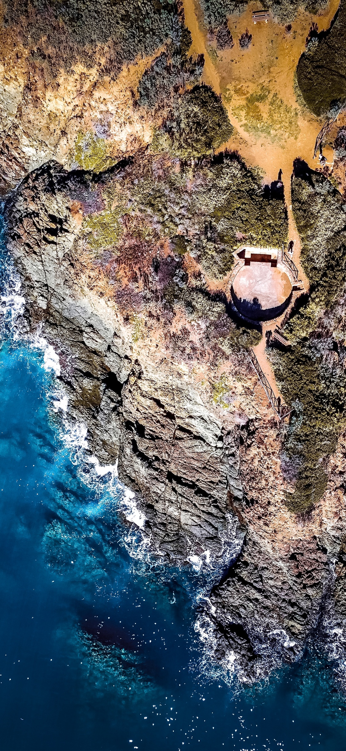 Обои вода, Google Pixel 3a XL, пиксель 3a, смартфон, андроид в разрешении 1125x2436