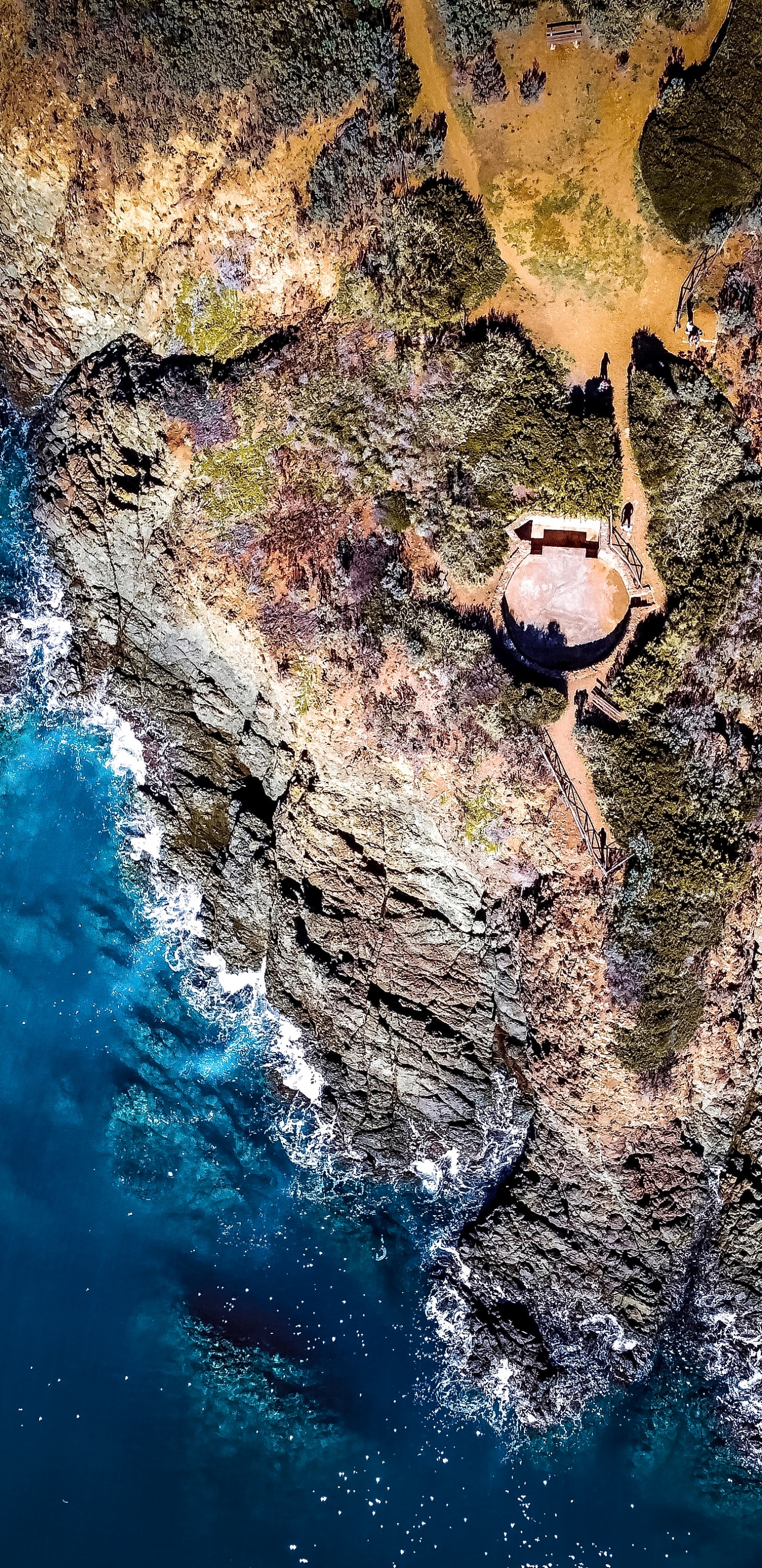 Обои вода, Google Pixel 3a XL, пиксель 3a, смартфон, андроид в разрешении 1440x2960