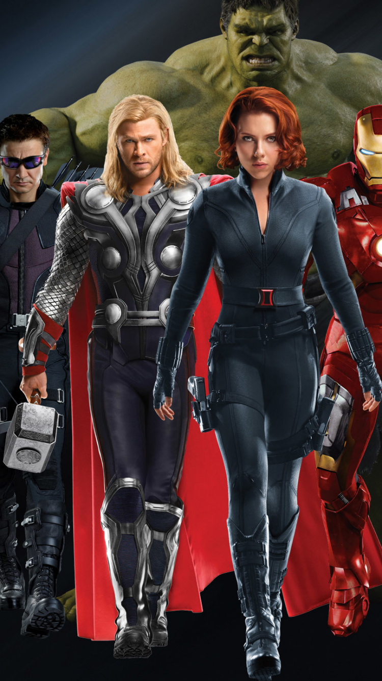 Обои мститель, Дракс Разрушитель, Капитан Америка, Халк, супергерой в разрешении 750x1334