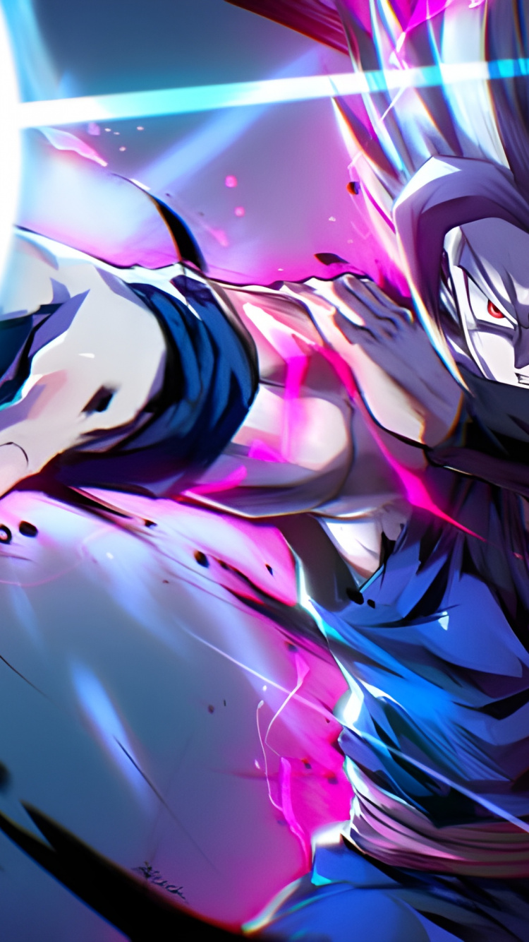 Обои супергерой драконьего шара, Гохан, Жемчуг дракона, анимация, мультик в разрешении 750x1334